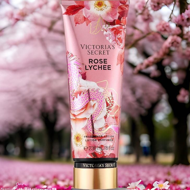 Victoria's Secret Rose Lychee Fragrance Lotion - Image 4